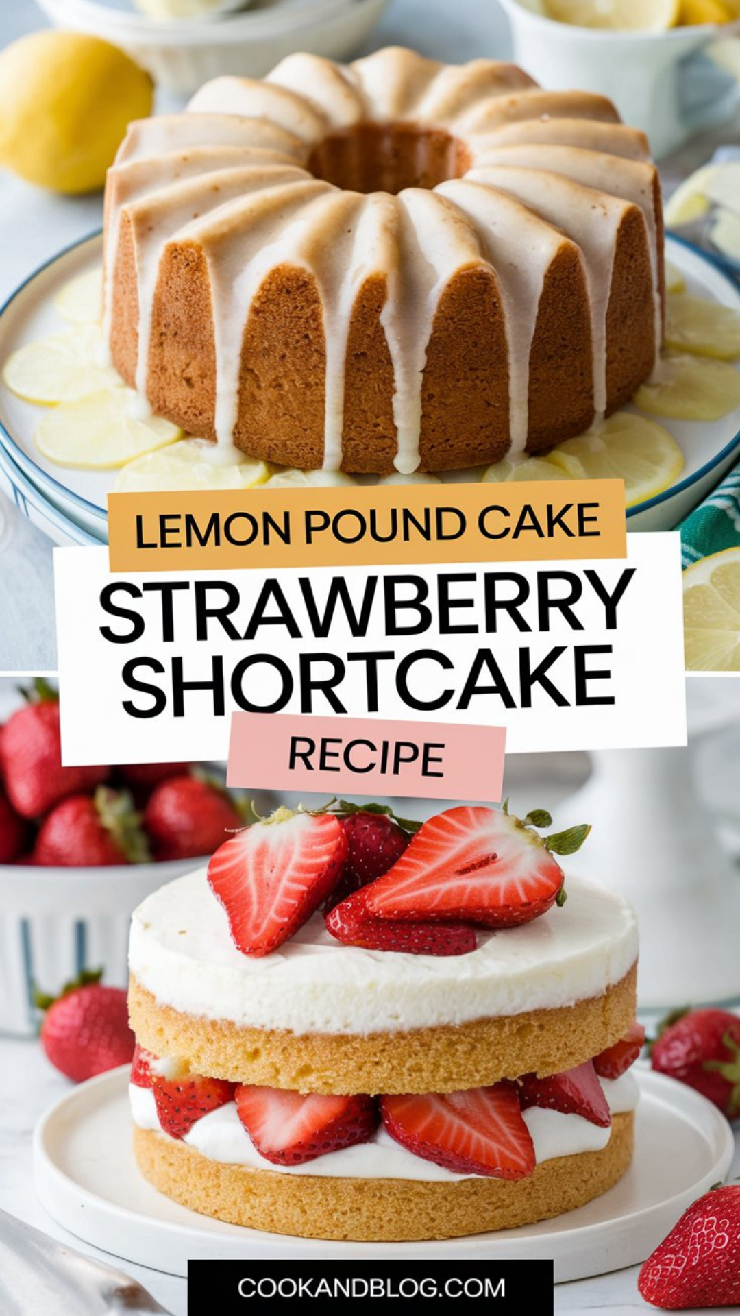 Lemon Pound Cake Strawberry Shortcake Recipe Lemon Pound Cake Strawberry Shortcake Recipe