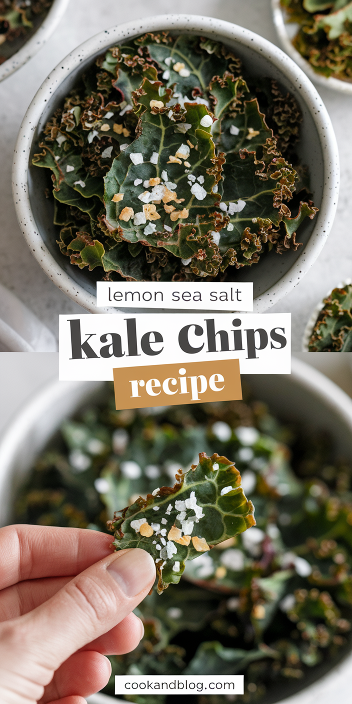 Lemon Sea Salt Kale Chips Recipe