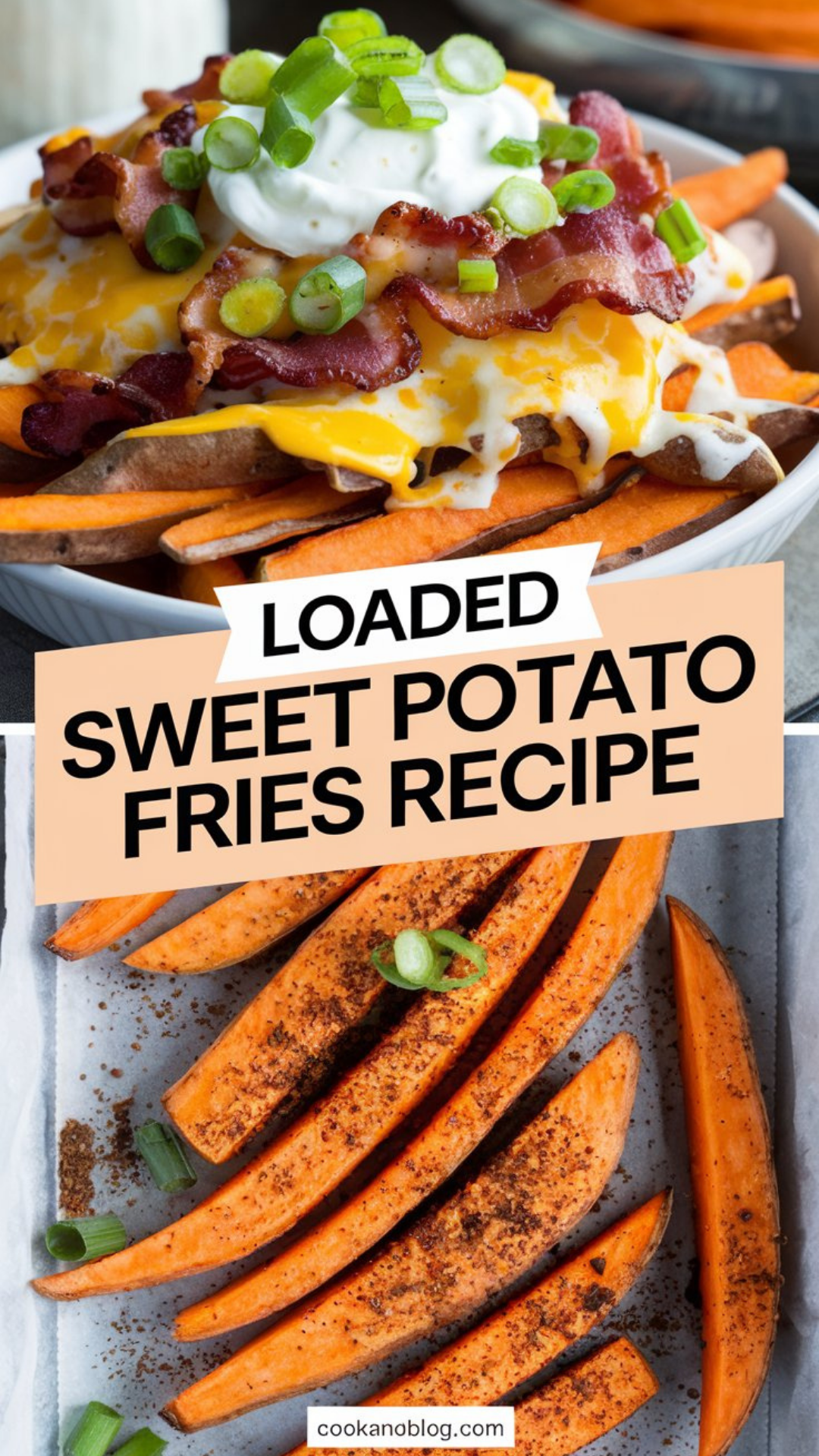 Loaded Sweet Potato Fries Recipe Loaded Sweet Potato Fries Recipe