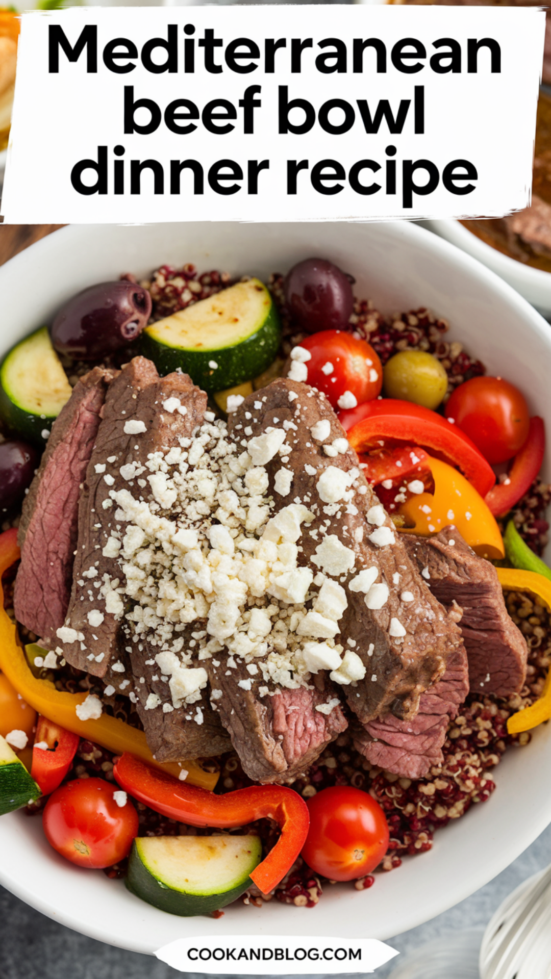 Mediterranean Beef Bowl Dinner Recipe