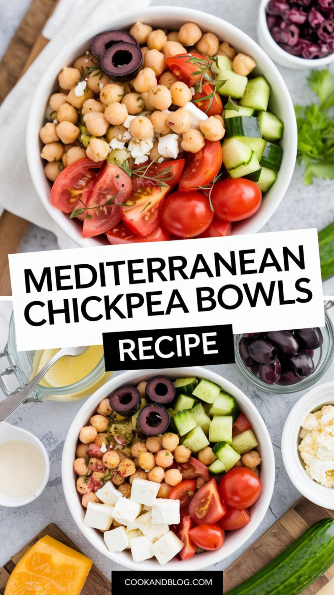 Mediterranean Chickpea Bowls Recipe Mediterranean Chickpea Bowls Recipe