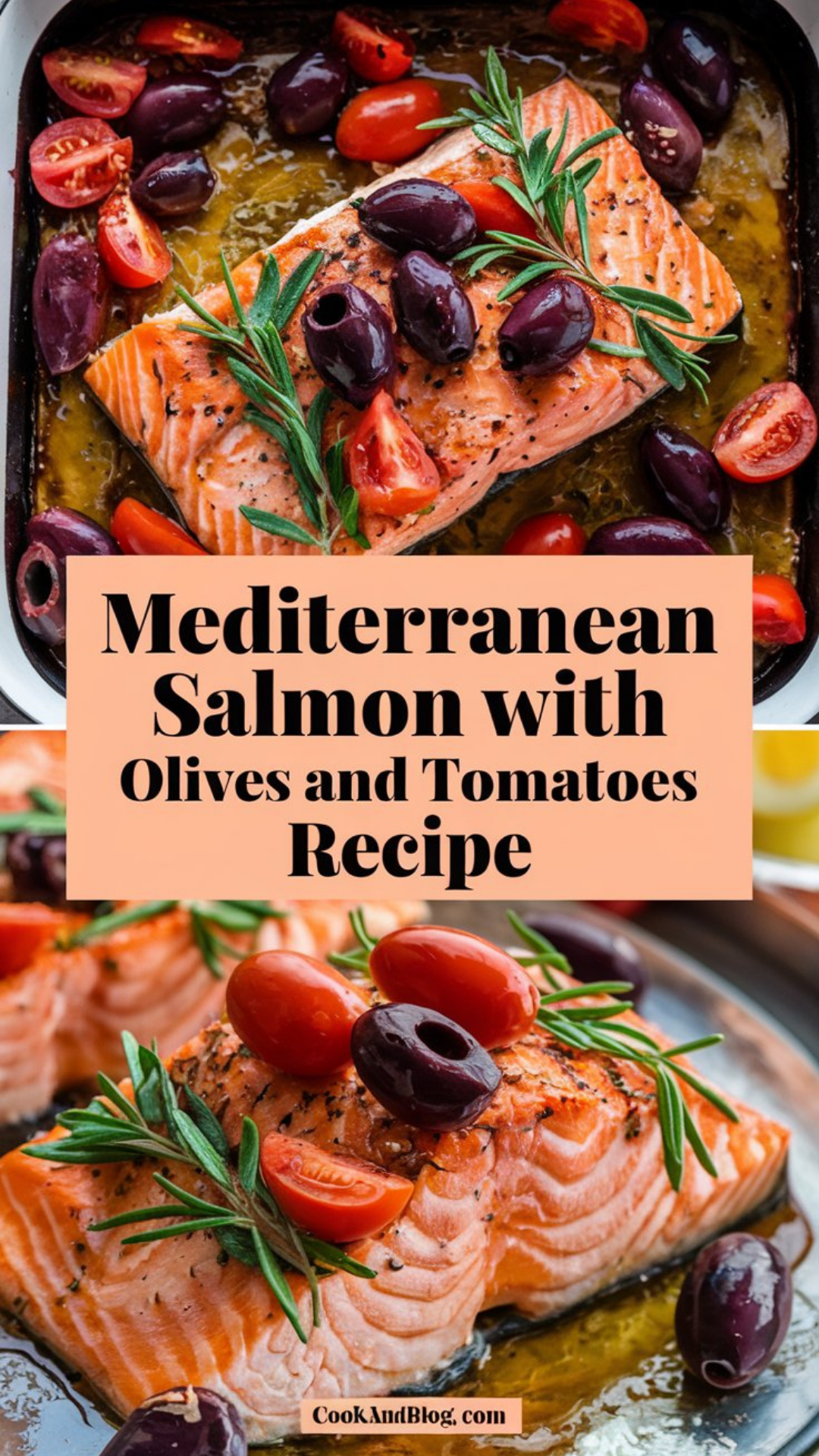 Mediterranean Salmon with Olives and Tomatoes Recipe Mediterranean Salmon with Olives and Tomatoes Recipe