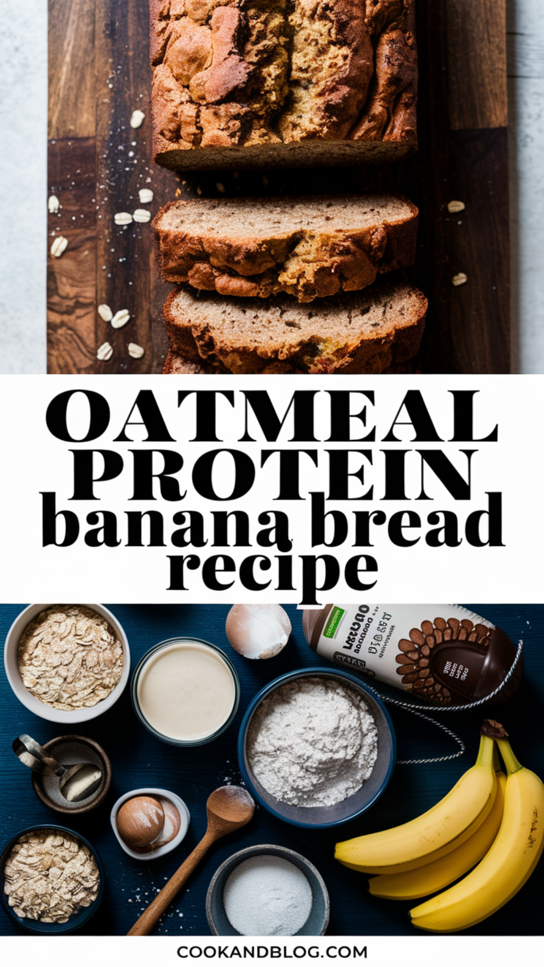Oatmeal Protein Banana Bread Recipe