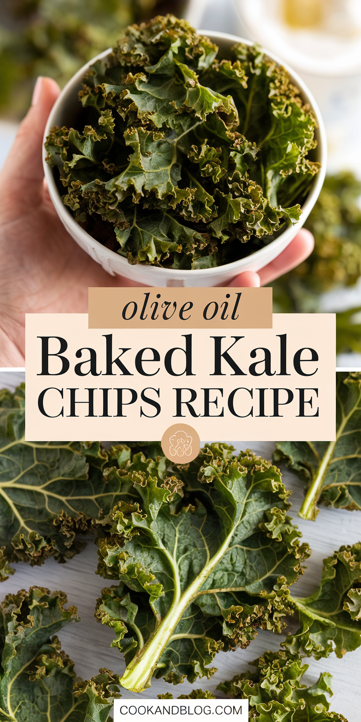 Olive Oil Baked Kale Chips Recipe