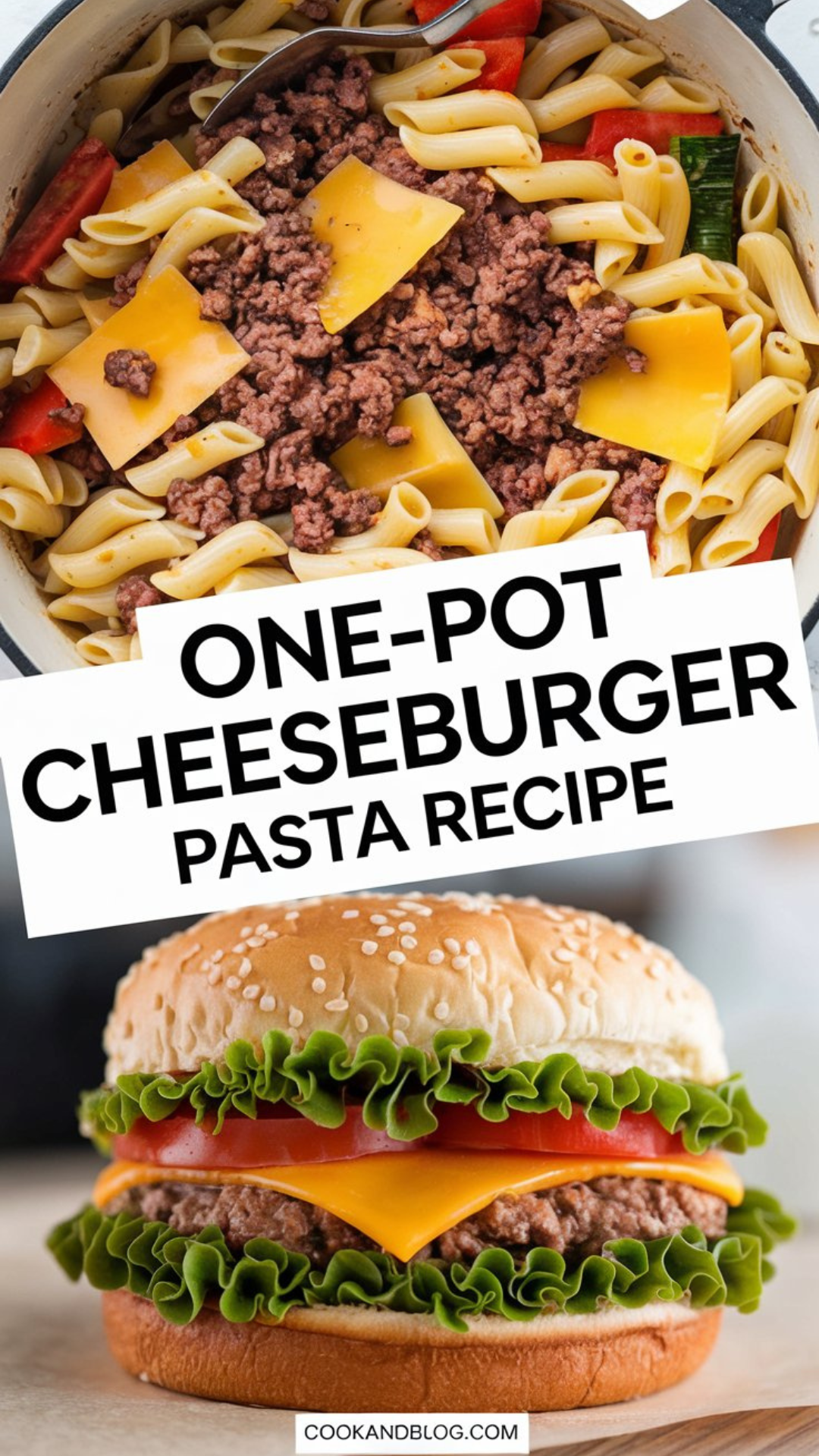 One-Pot Cheeseburger Pasta Recipe One-Pot Cheeseburger Pasta Recipe