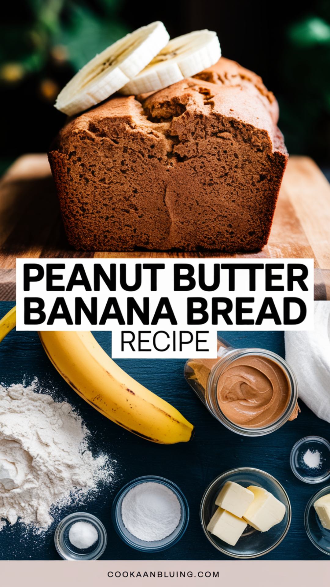 Peanut Butter Banana Bread Recipe Peanut Butter Banana Bread Recipe