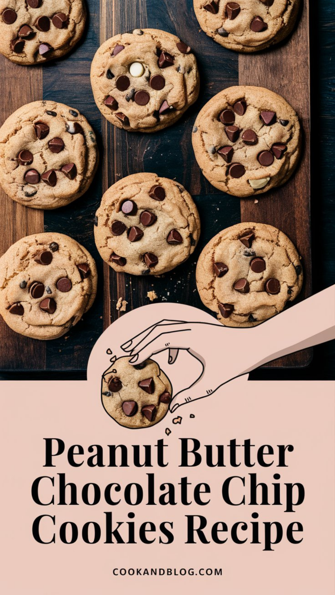 Peanut Butter Chocolate Chip Cookies Recipe Peanut Butter Chocolate Chip Cookies Recipe