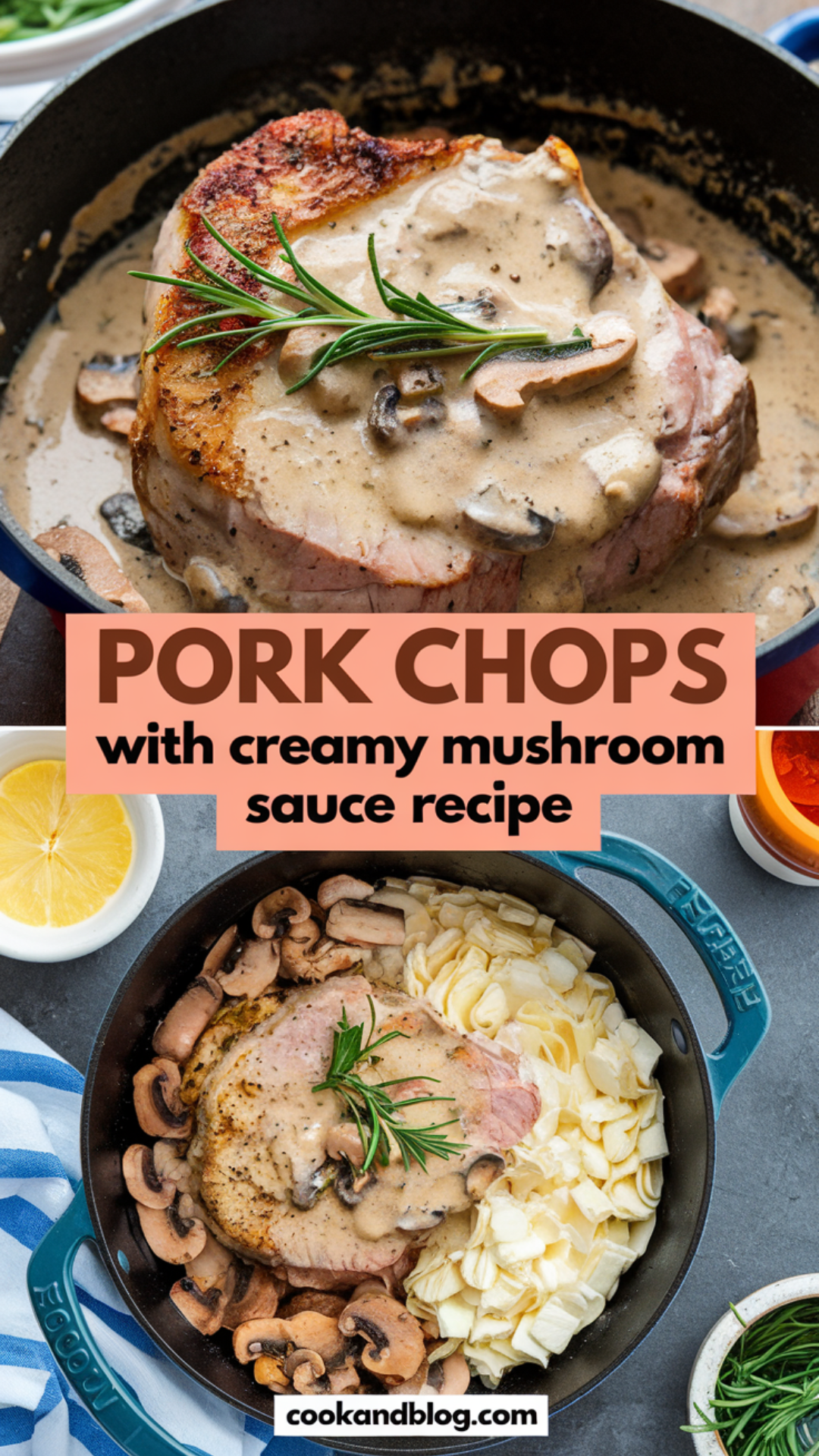 Pork Chops with Creamy Mushroom Sauce Recipe