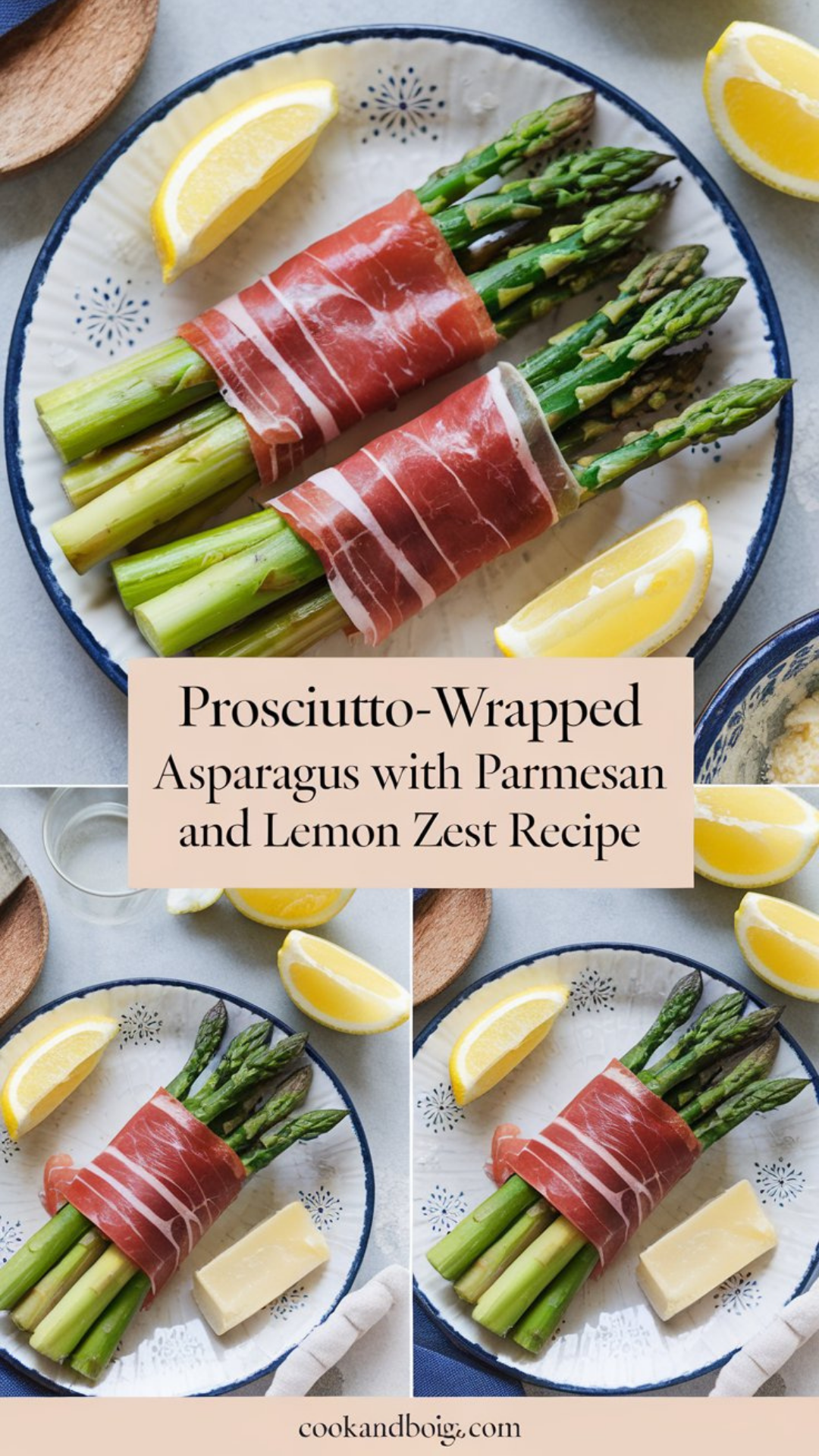 Prosciutto-Wrapped Asparagus with Parmesan and Lemon Zest Recipe Prosciutto-Wrapped Asparagus with Parmesan and Lemon Zest Recipe