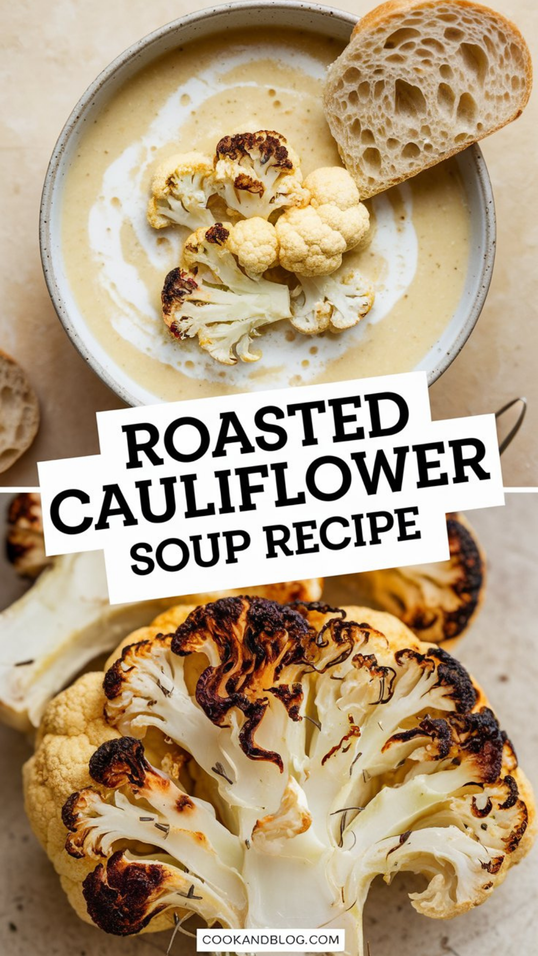 Roasted Cauliflower Soup Recipe Roasted Cauliflower Soup Recipe