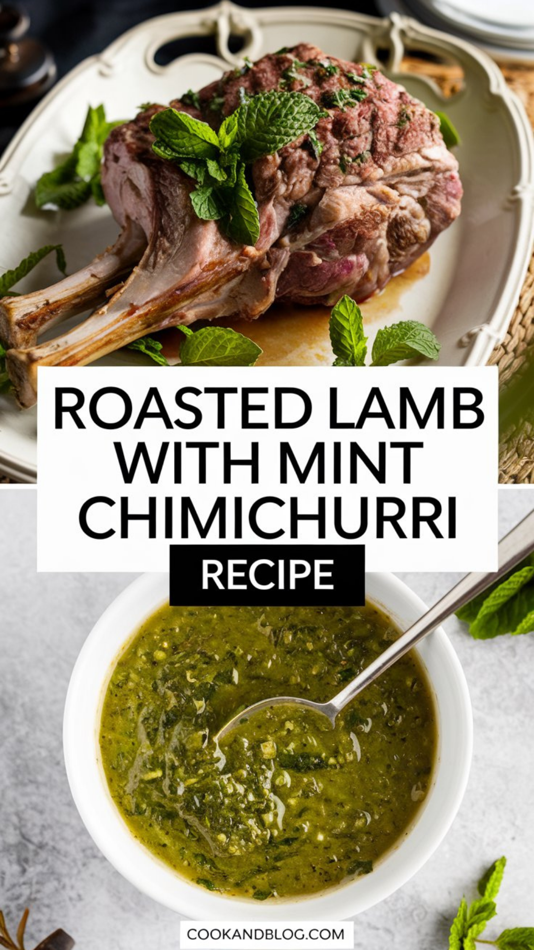 Roasted Lamb with Mint Chimichurri Recipe Roasted Lamb with Mint Chimichurri Recipe
