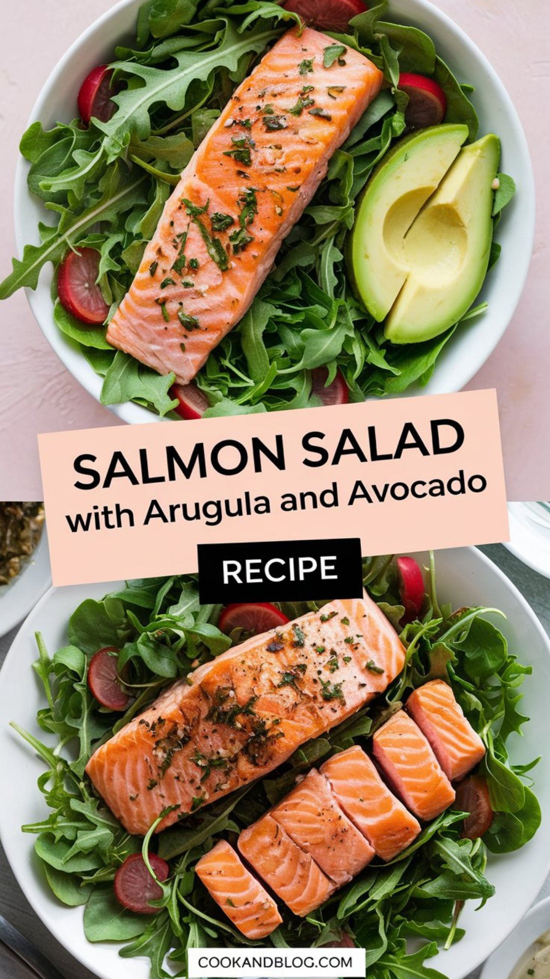 Salmon Salad with Arugula and Avocado Recipe Salmon Salad with Arugula and Avocado Recipe