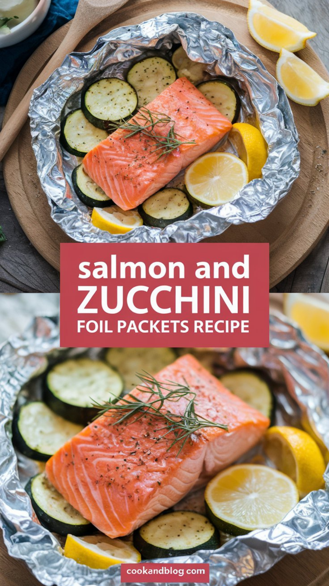 Salmon and Zucchini Foil Packets Recipe Salmon and Zucchini Foil Packets Recipe
