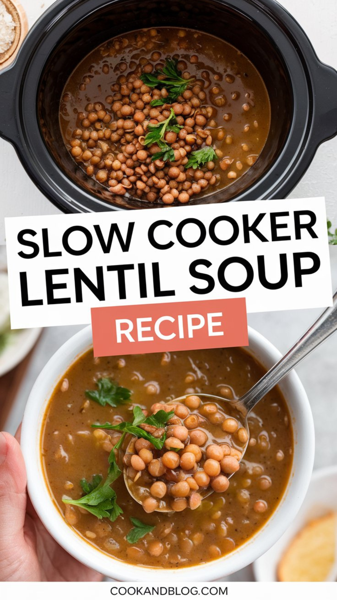 Slow Cooker Lentil Soup Recipe