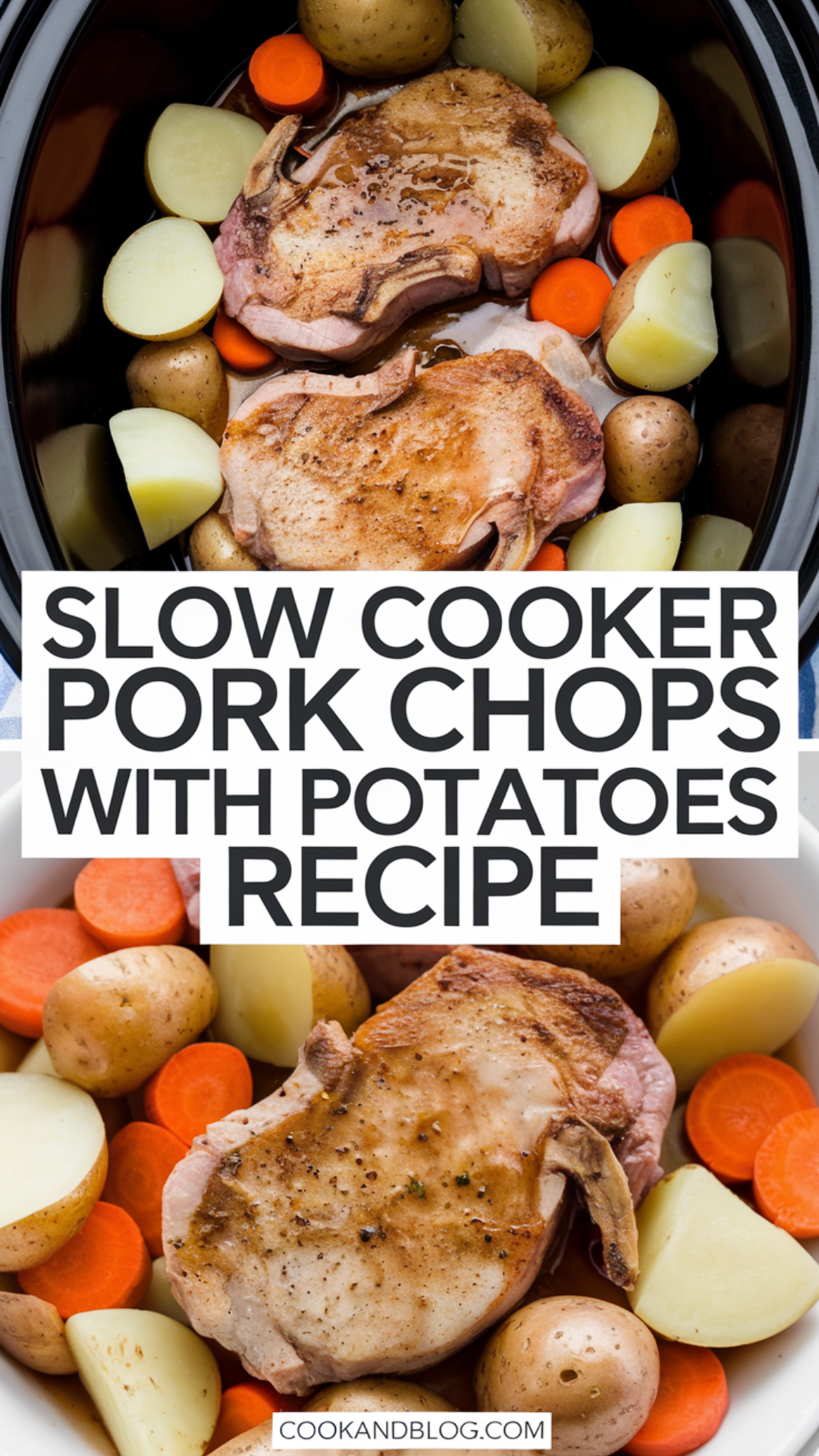 Slow Cooker Pork Chops with Potatoes Recipe