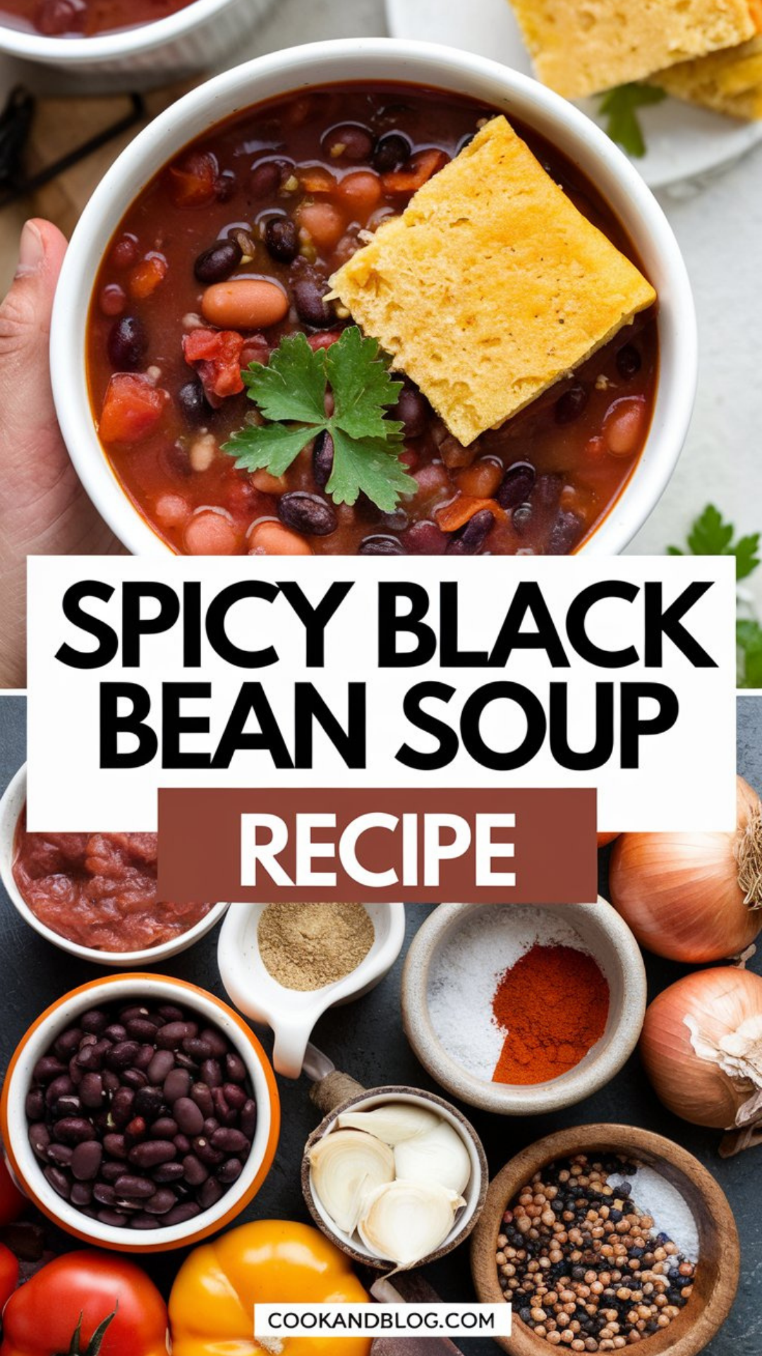 Spicy Black Bean Soup Recipe Spicy Black Bean Soup Recipe