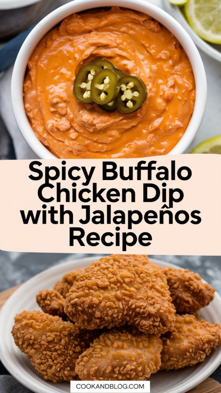 Spicy Buffalo Chicken Dip with Jalapesos Recipe Spicy Buffalo Chicken Dip with Jalapeños Recipe