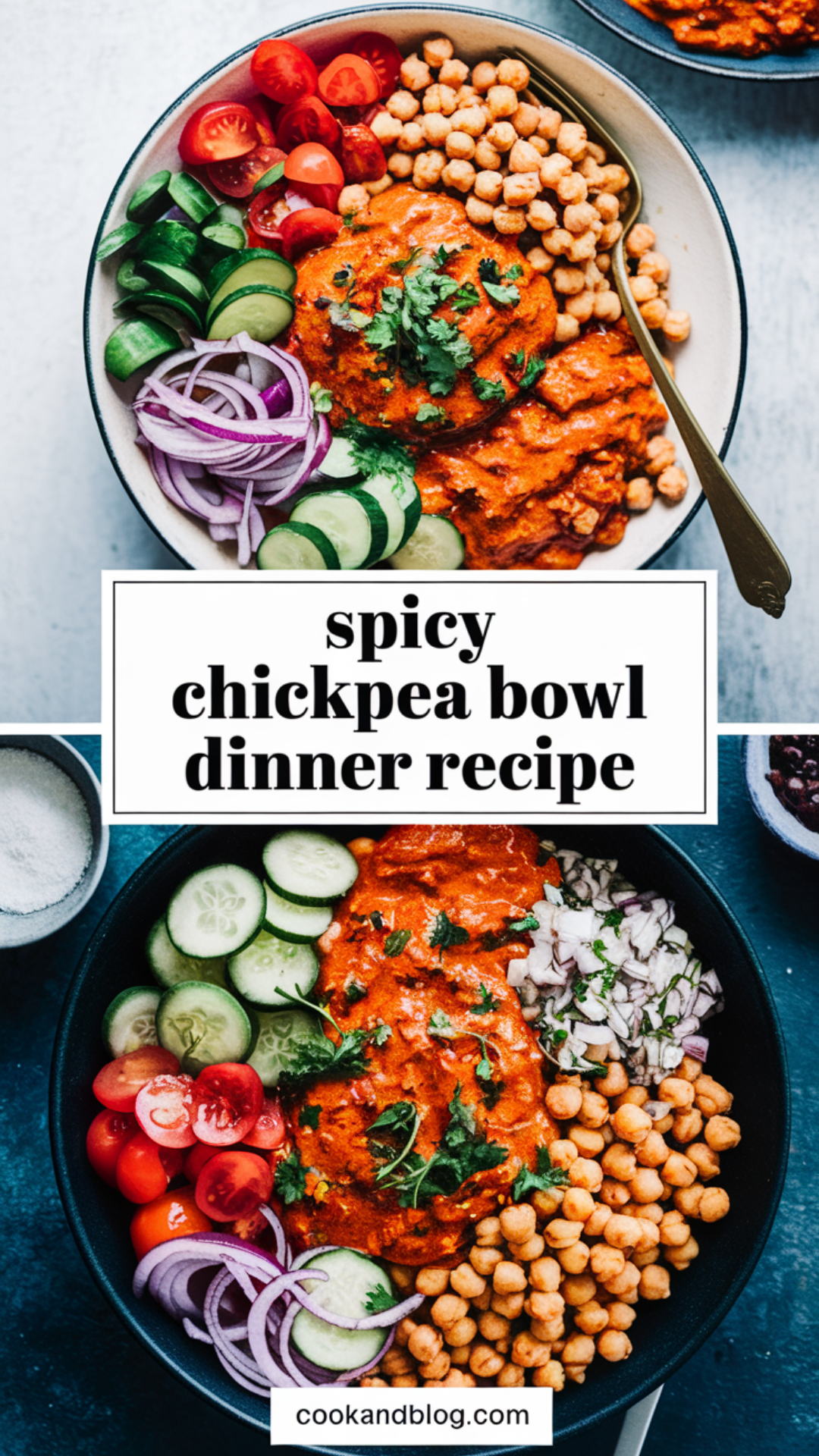 Spicy Chickpea Bowl Dinner Recipe Spicy Chickpea Bowl Dinner Recipe