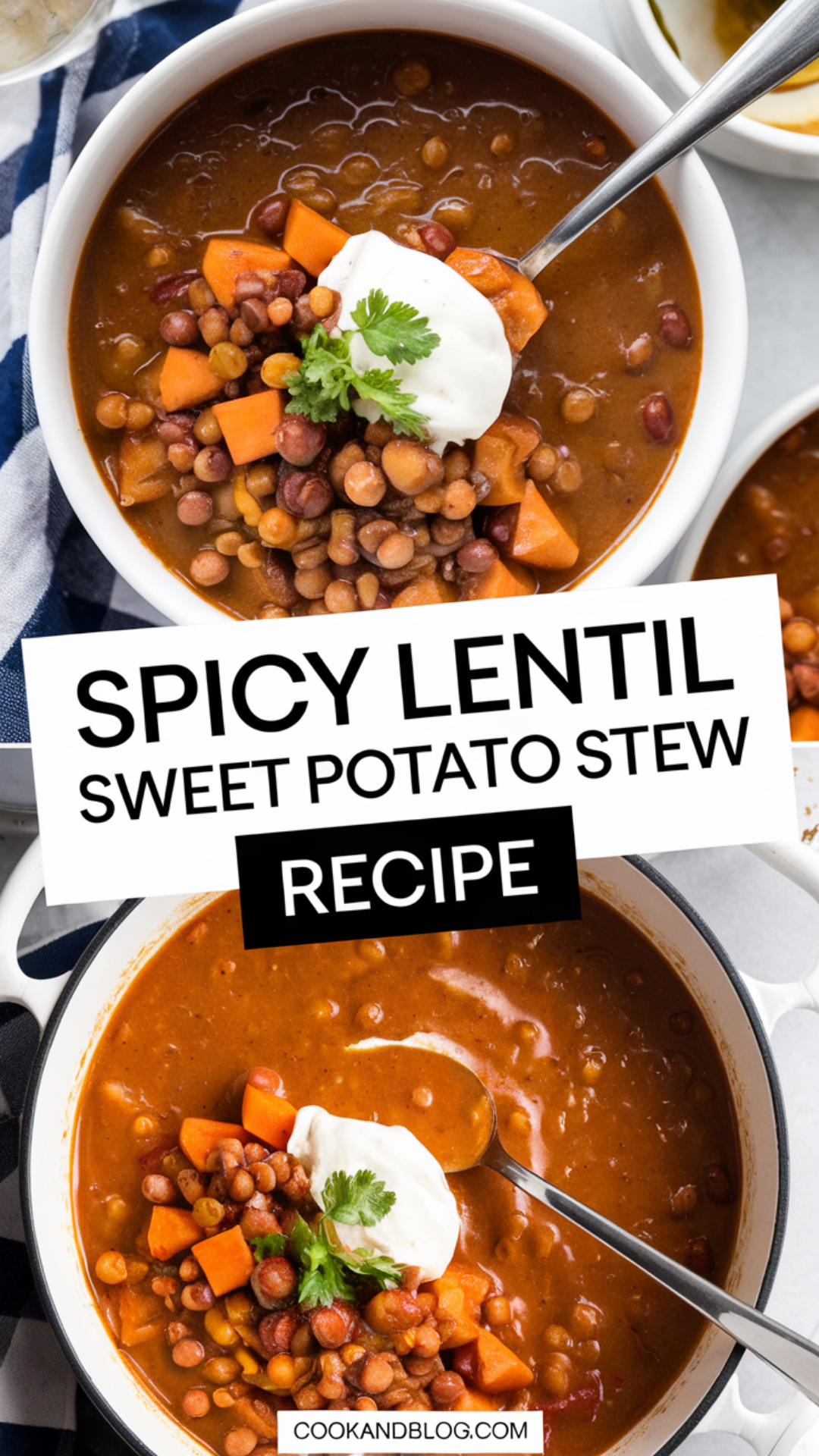 Spicy Lentil Sweet Potato Stew Recipe