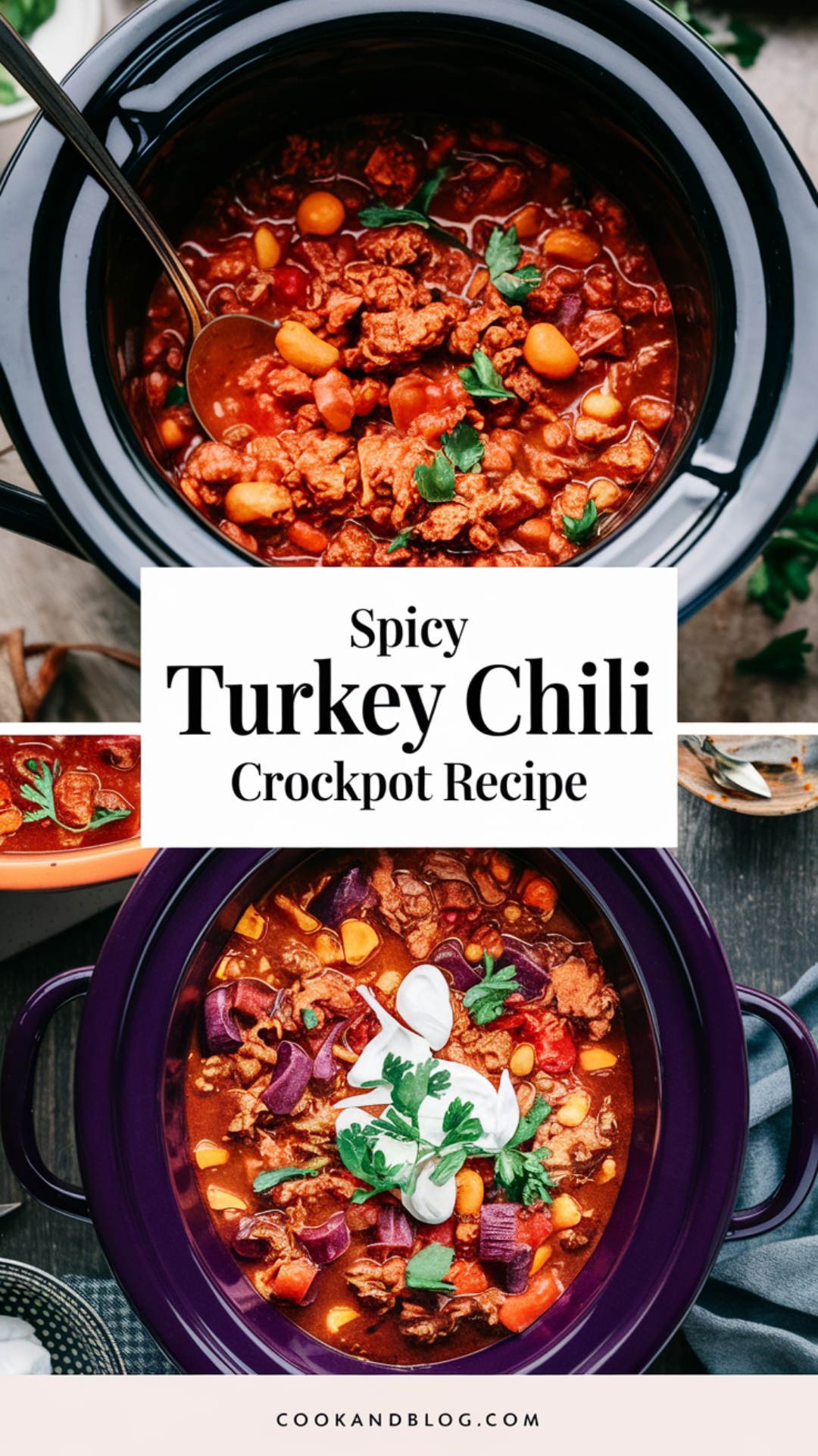 Spicy Turkey Chili Crockpot Recipe Spicy Turkey Chili Crockpot Recipe