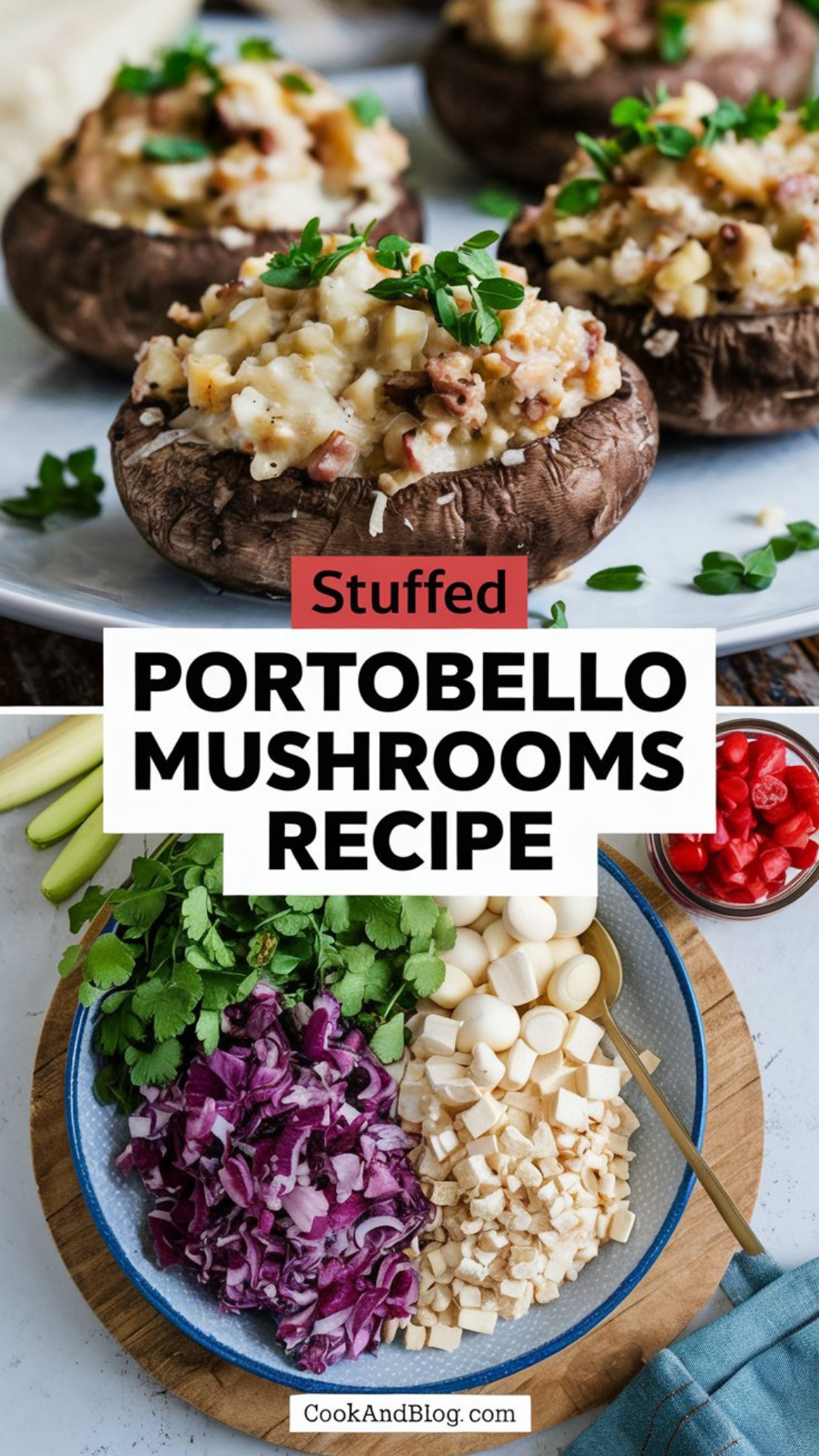 Stuffed Portobello Mushrooms Recipe Stuffed Portobello Mushrooms Recipe