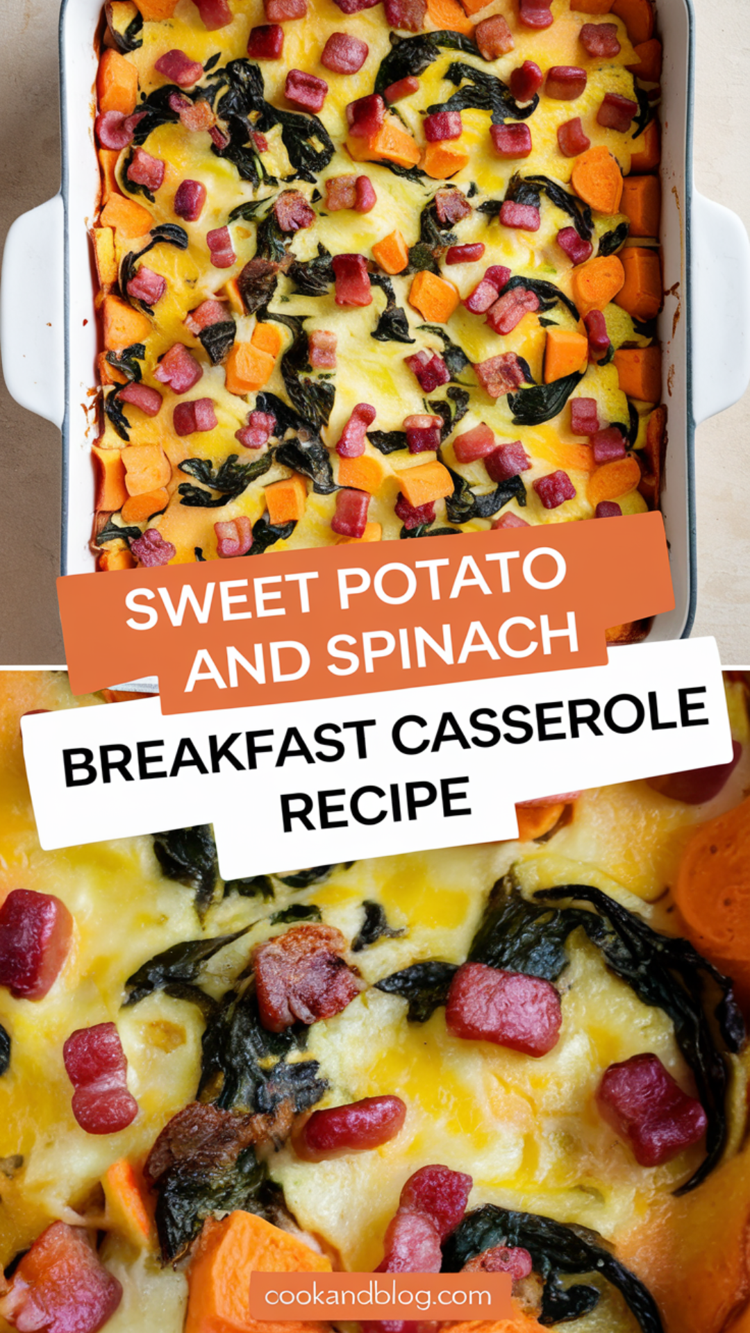 Sweet Potato and Spinach Breakfast Casserole Recipe
