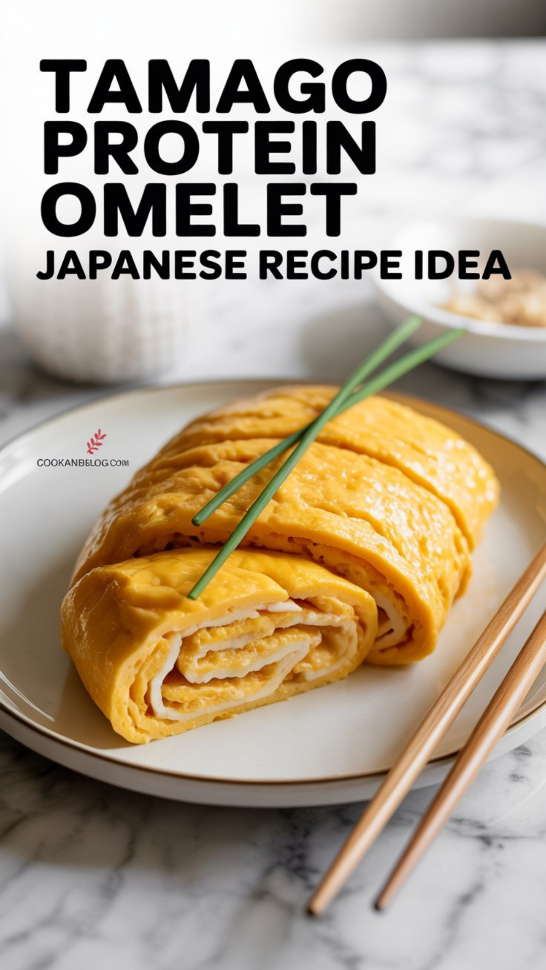 Tamago Protein Omelet Japanese Recipe Idea