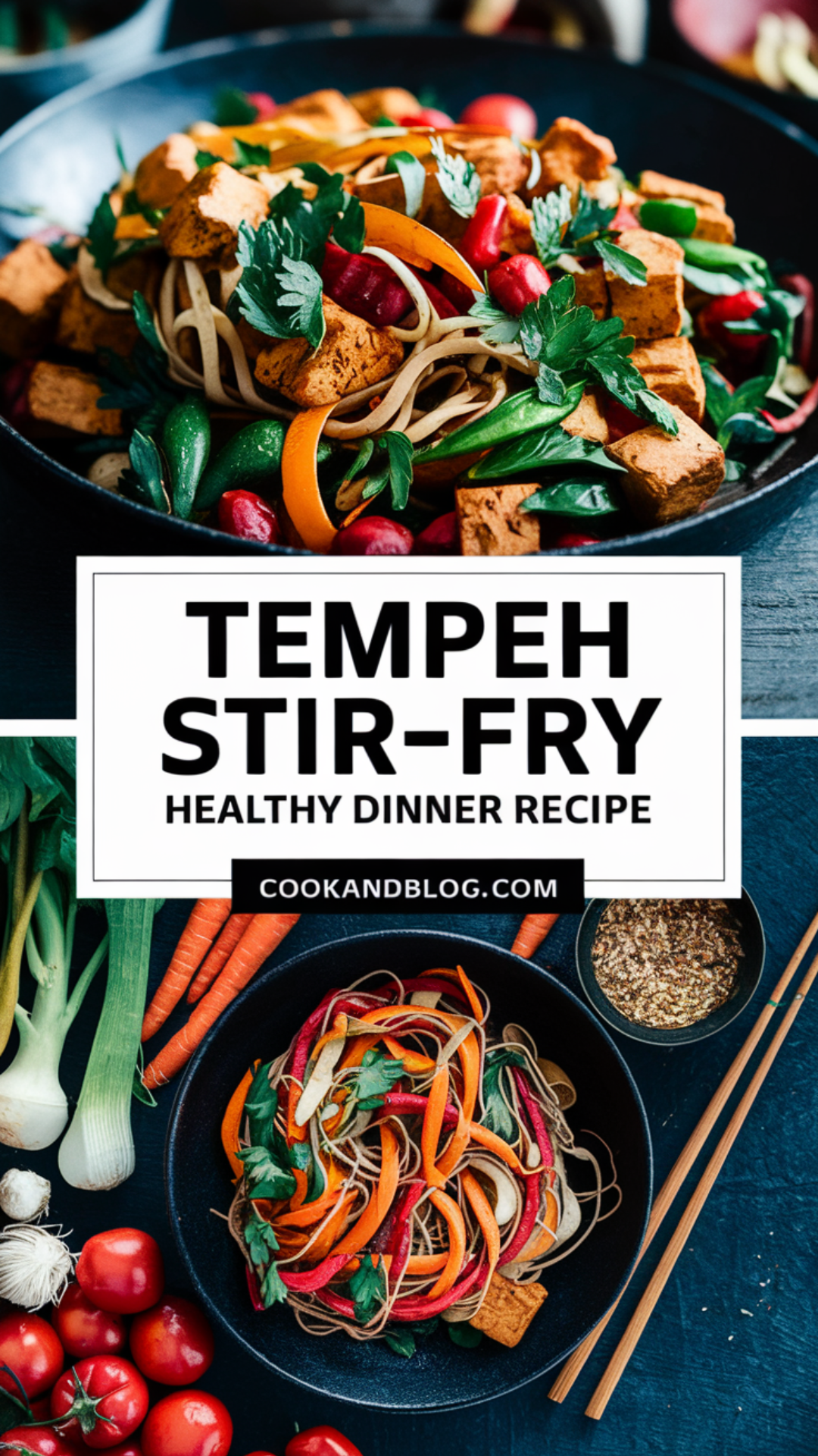 Tempeh Stir-Fry Healthy Dinner Recipe