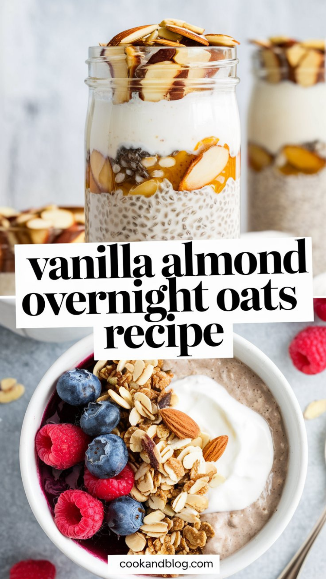 Vanilla Almond Overnight Oats Recipe Vanilla Almond Overnight Oats Recipe