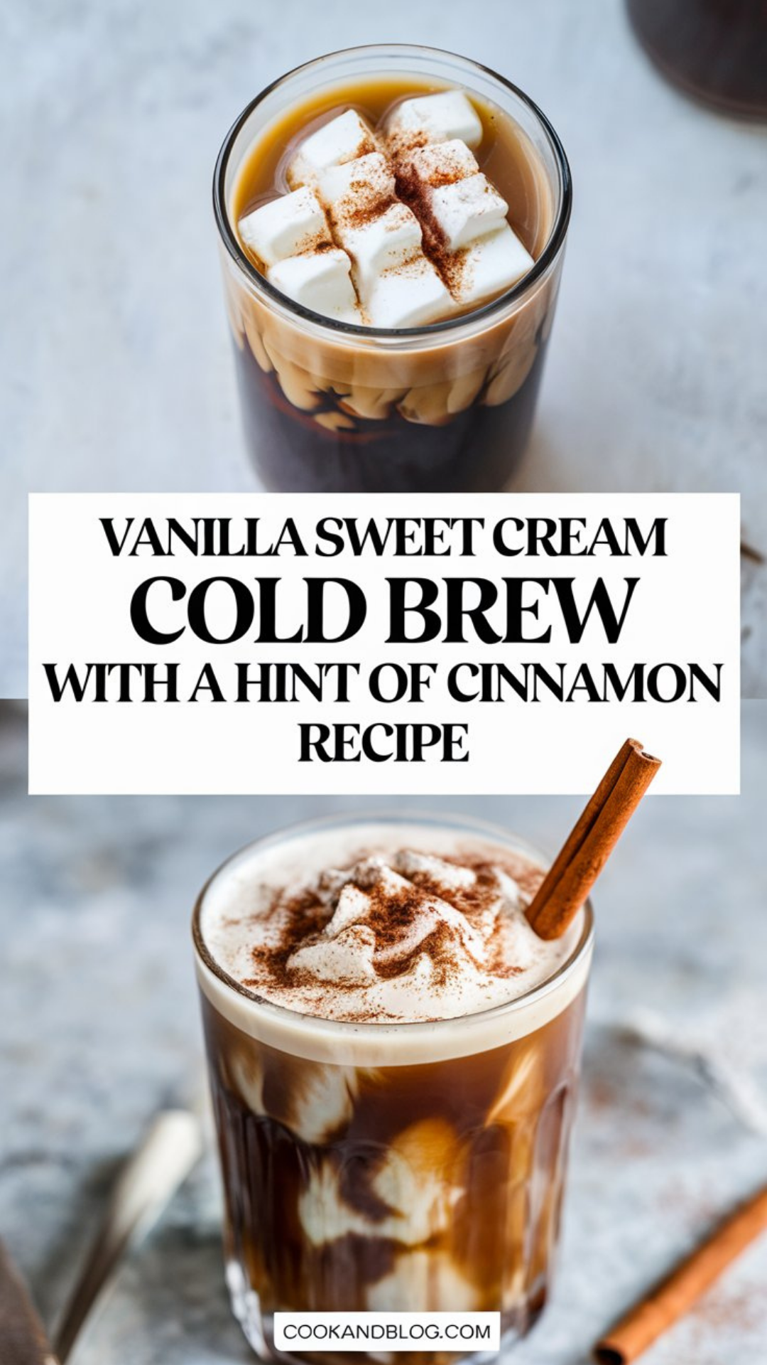 Vanilla Sweet Cream Cold Brew with a Hint of Cinnamon Recipe Vanilla Sweet Cream Cold Brew with a Hint of Cinnamon Recipe