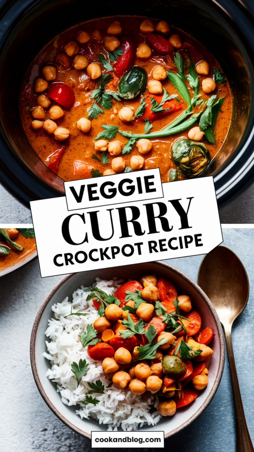 Veggie Curry Chickpea Crockpot Recipe Veggie Curry Chickpea Crockpot Recipe