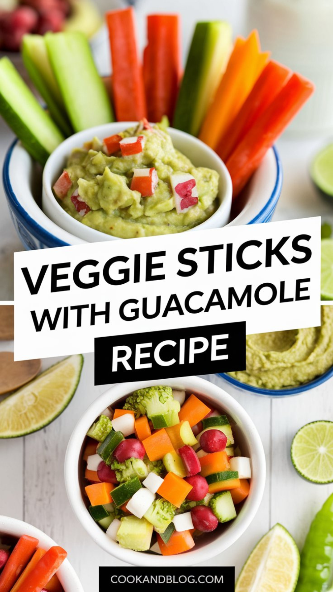 Veggie Sticks with Guacamole Recipe Veggie Sticks with Guacamole Recipe
