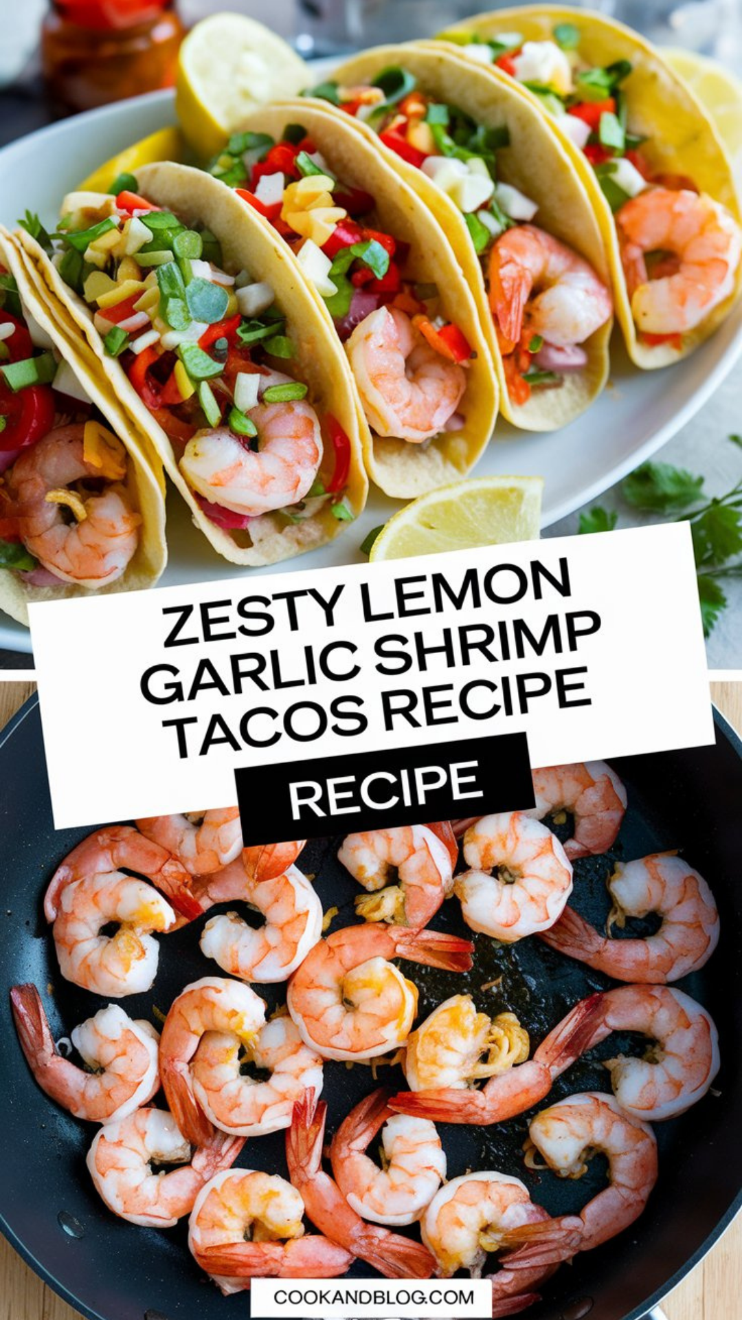 Zesty Lemon Garlic Shrimp Tacos Recipe